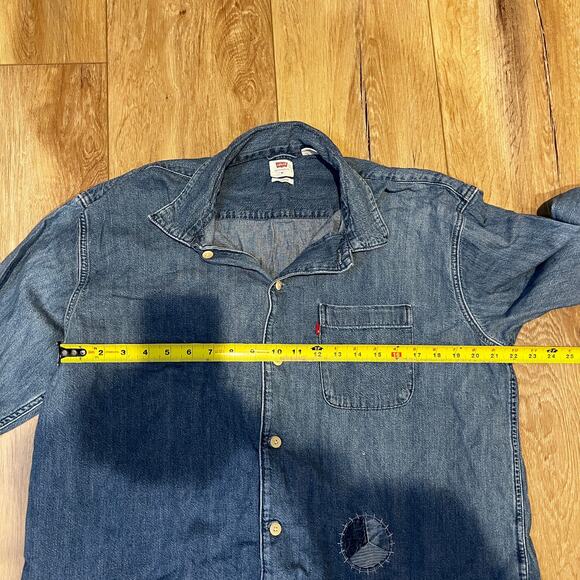 LEVI'S Men's Oversized Denim Shirt Size M - Picture 5 of 8